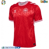Maglie da calcio Danimarca Prima Maglia Europei 2024 Manica Corta